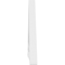 Ekena Millwork Pitch Riley Architectural Grade PVC Gable Pediment, 36"W x 9"H x 1"P (6/12) GPP036X009X100RIL - alternate 3